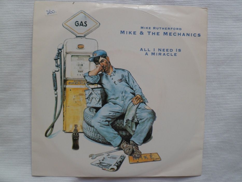 Mike & The Mechanics "All I Need Is A Miracle" 7" single