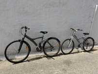 Vendo 2 bicicletas decathlon versateis (trail, estrada, passeio)