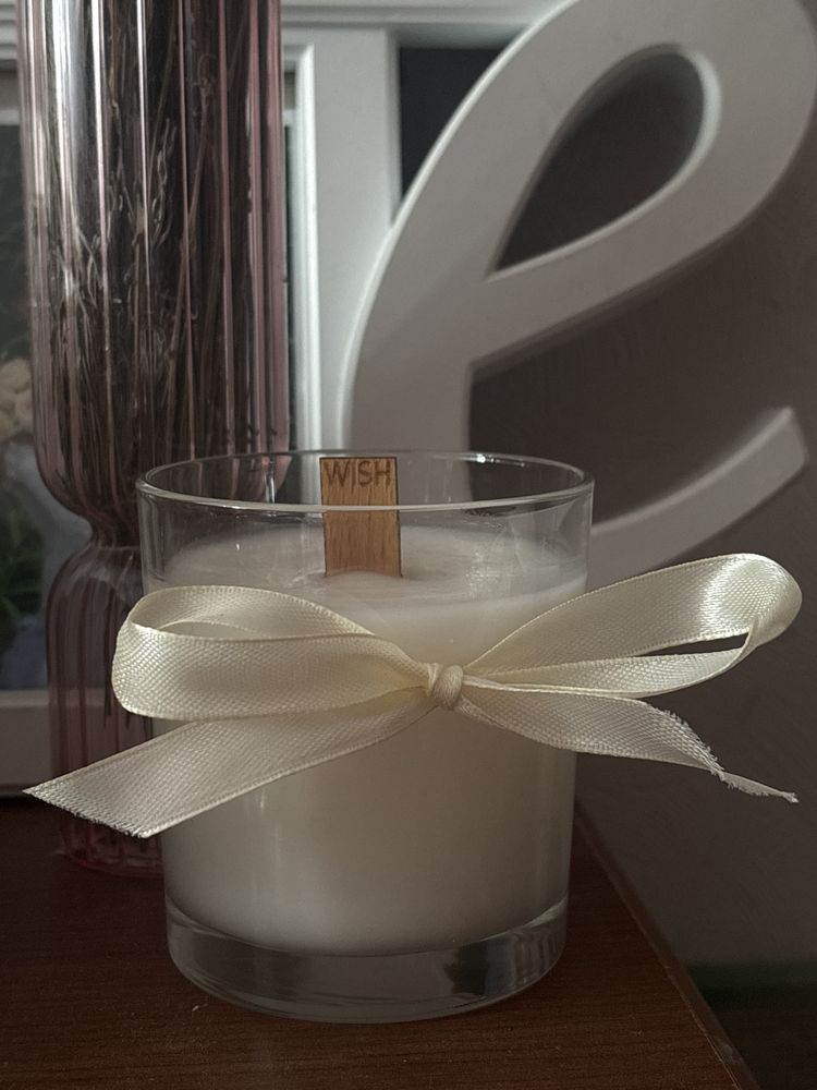 Ароматна свічка ручної роботи в склянці | Подарунок | Handmade