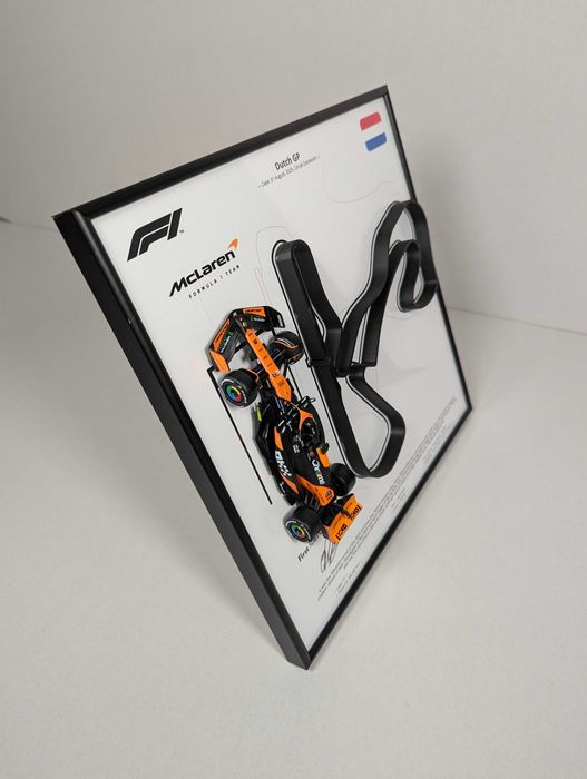 АРТ Рамка з Bburago McLaren F1 1:43 № 81 Oscar Piastri і 3D Dutch GP