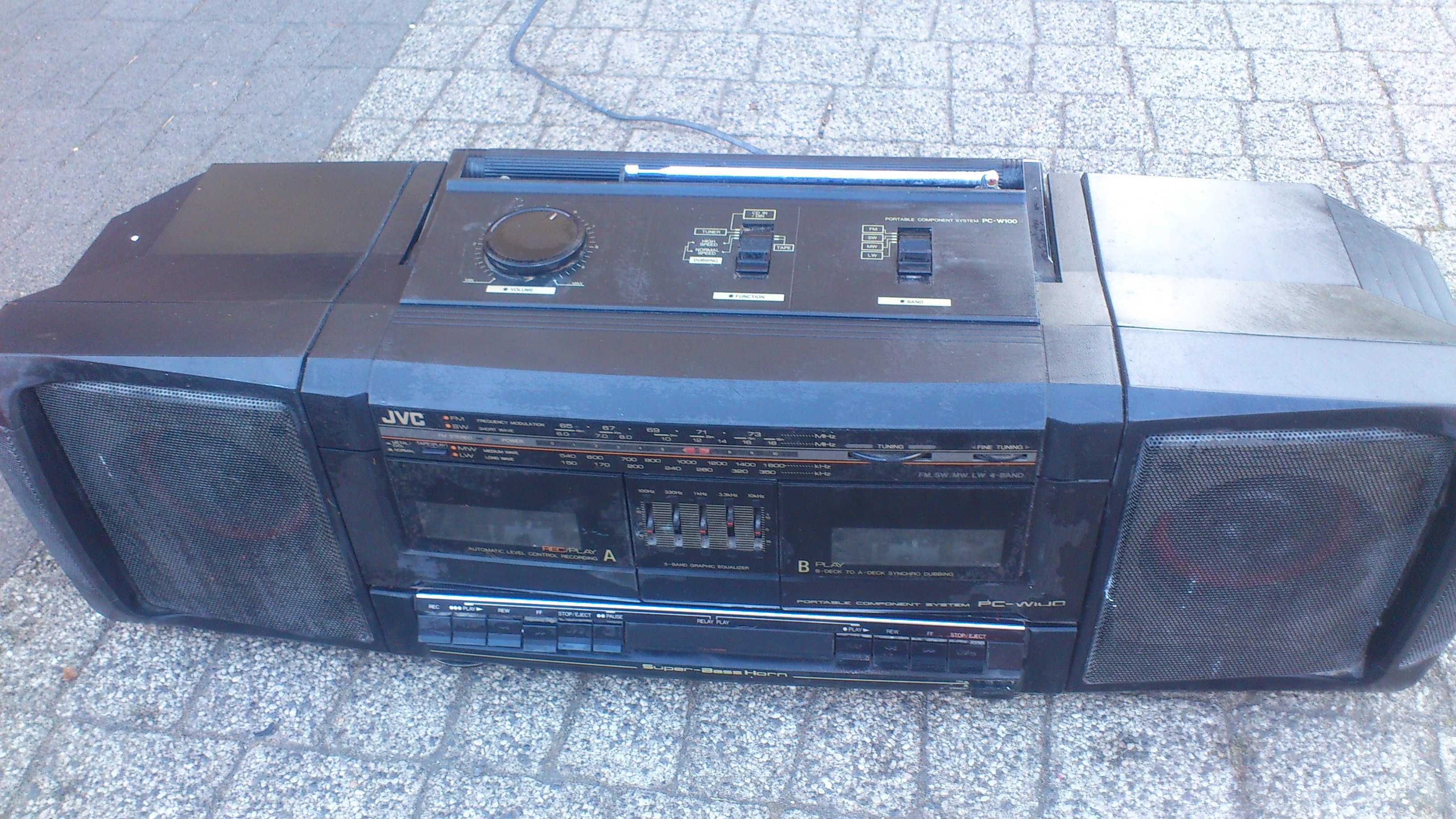 Wieża Sony z głośnikami Cd kaseta radio