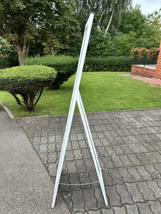 Lustro stojace biale 170x50