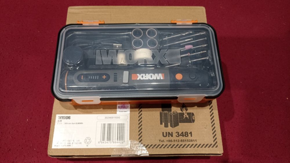 Гравер аккумуляторный Worx WX106 (Xiaomi)