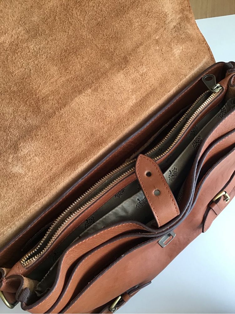 Mulberry skórzana torebka aktówka A4
