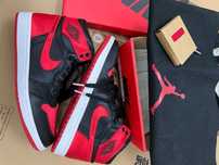 Jordan Air Jordan 1 Retro High OG „Patent Bred” Zakazany Czerwony 36