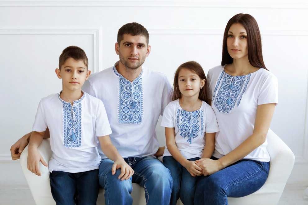 Вишиванки сімейні , футболки сімейні вишиванки для родини