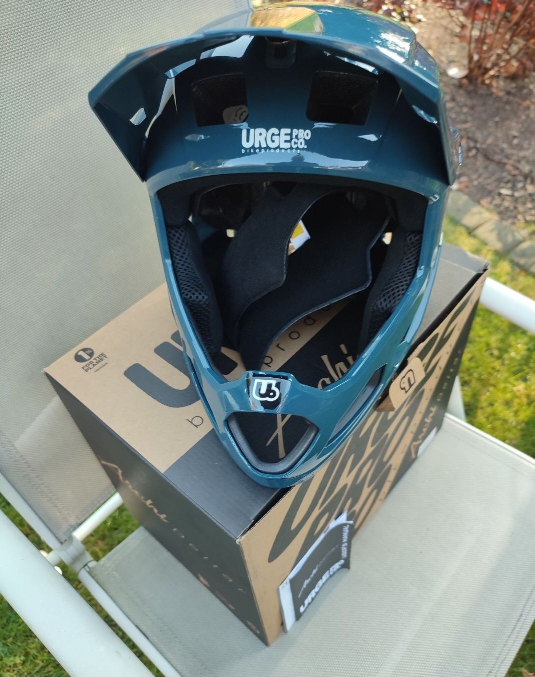 Kask enduro Urge Archi-Deltar Petrol niebieski rozmiar L okazja nowy