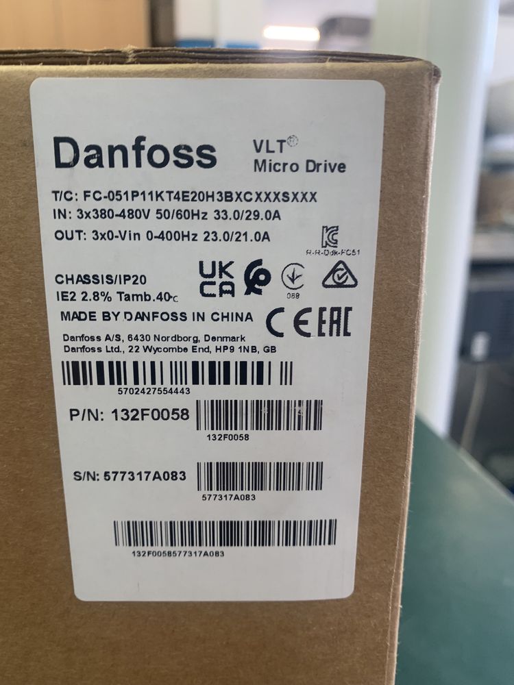 Частотник Danfoss VLT Micro Drive FC51