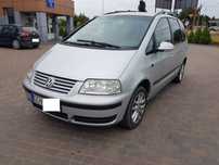 VW Sharan 1,9TDI/130KM,2004r.7 osob,klima,wspoma,Hak,wazne oplaty