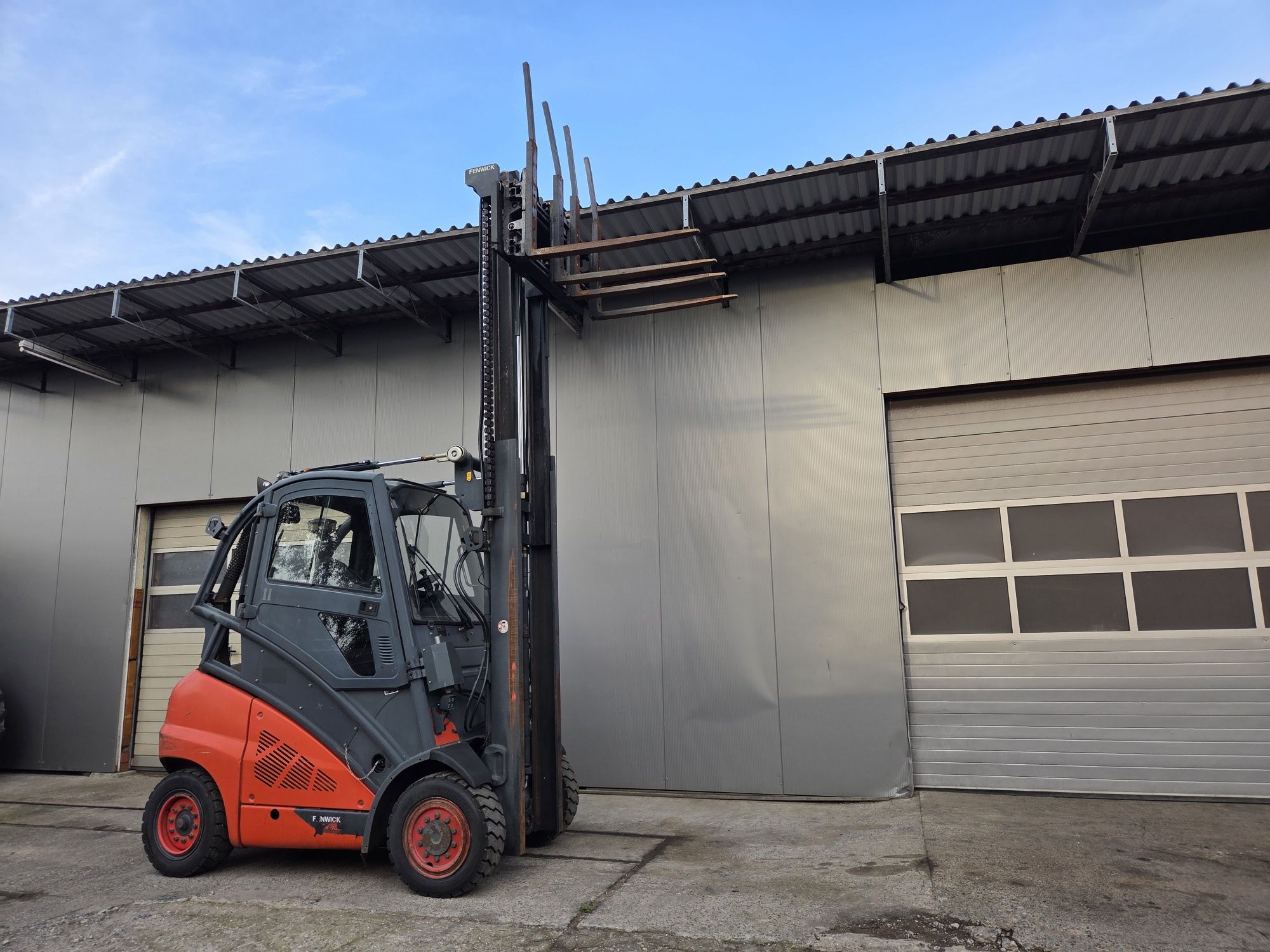 Wózek widłowy Linde H40D EVO, 2013 Rok, Paletyzer, Kabina, Diesel, 4 t