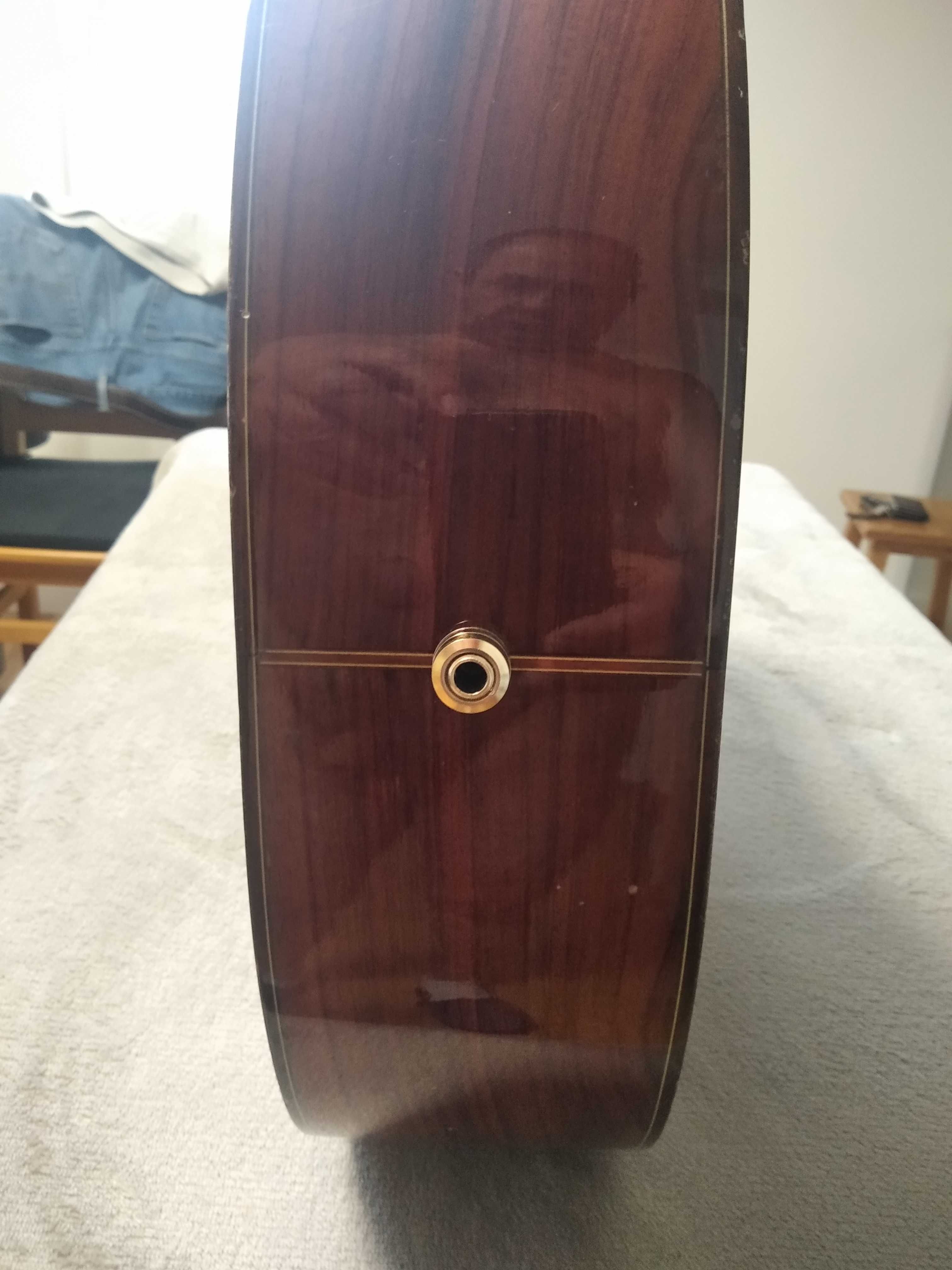 Guitarra Fabrico Nacional “Antônio Pinto Carvalho” 8C Madeiras nobres.