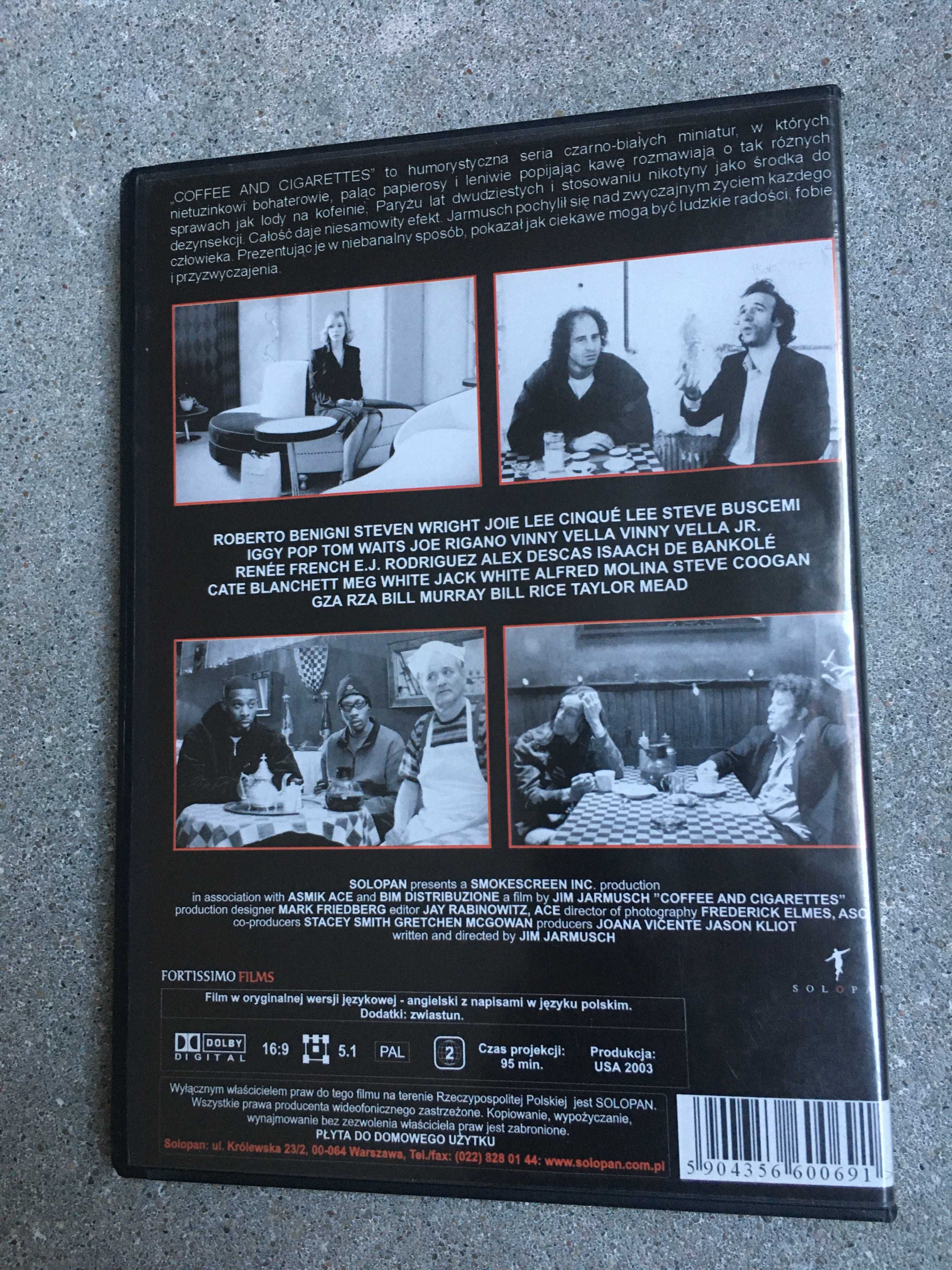 Jim Jarmusch Coffee and Cigarettes Kawa i papierosy DVD stan fabryczny