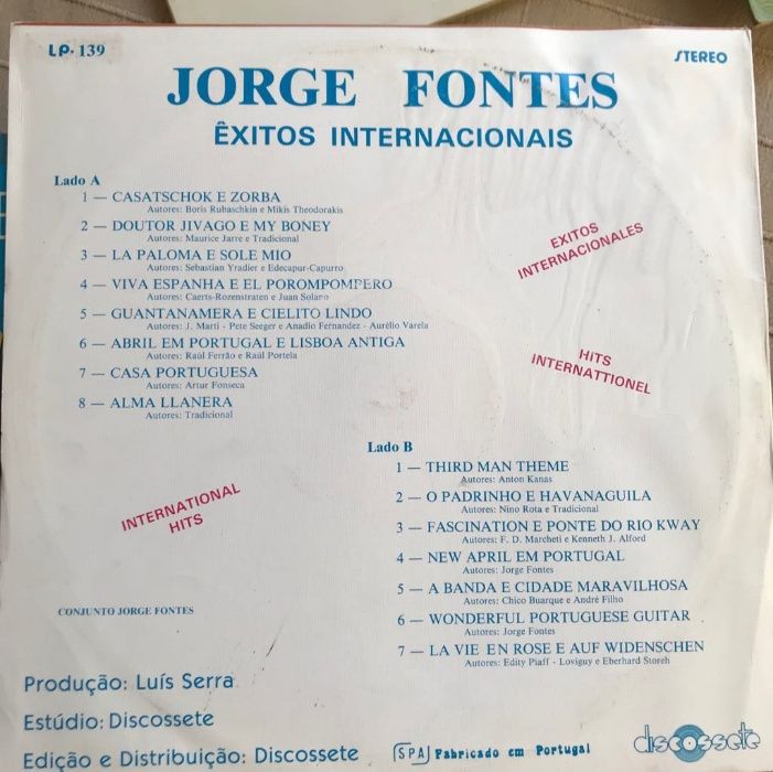 Discos de Vinil de Guitarra Portuguesa