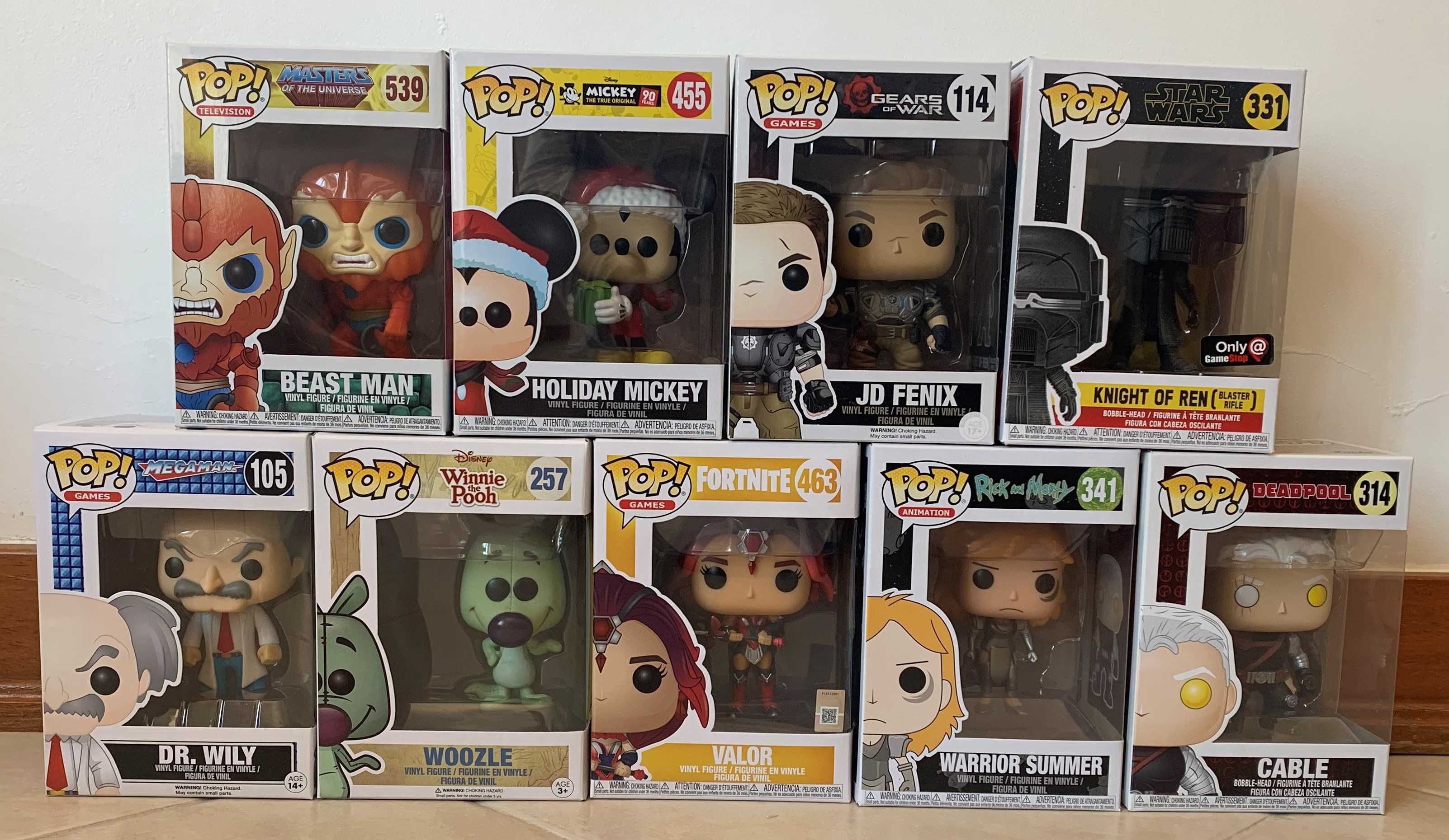 Funko Pop - vários temas (1 = 8€ / 2 ou mais = 7€ cada)