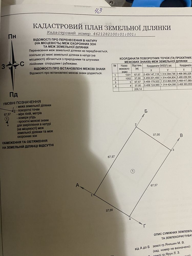 Земельна ділянка під забудову