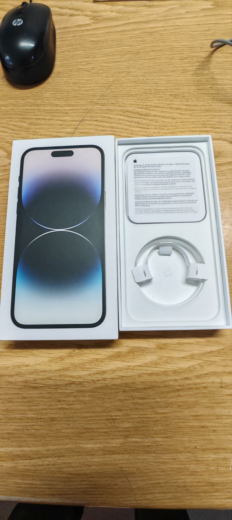 Vendo caixa para iPhone 14 pro max