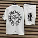 Топ літній костюм chrome hearts  футболка шорти  розмір  S-XXL
