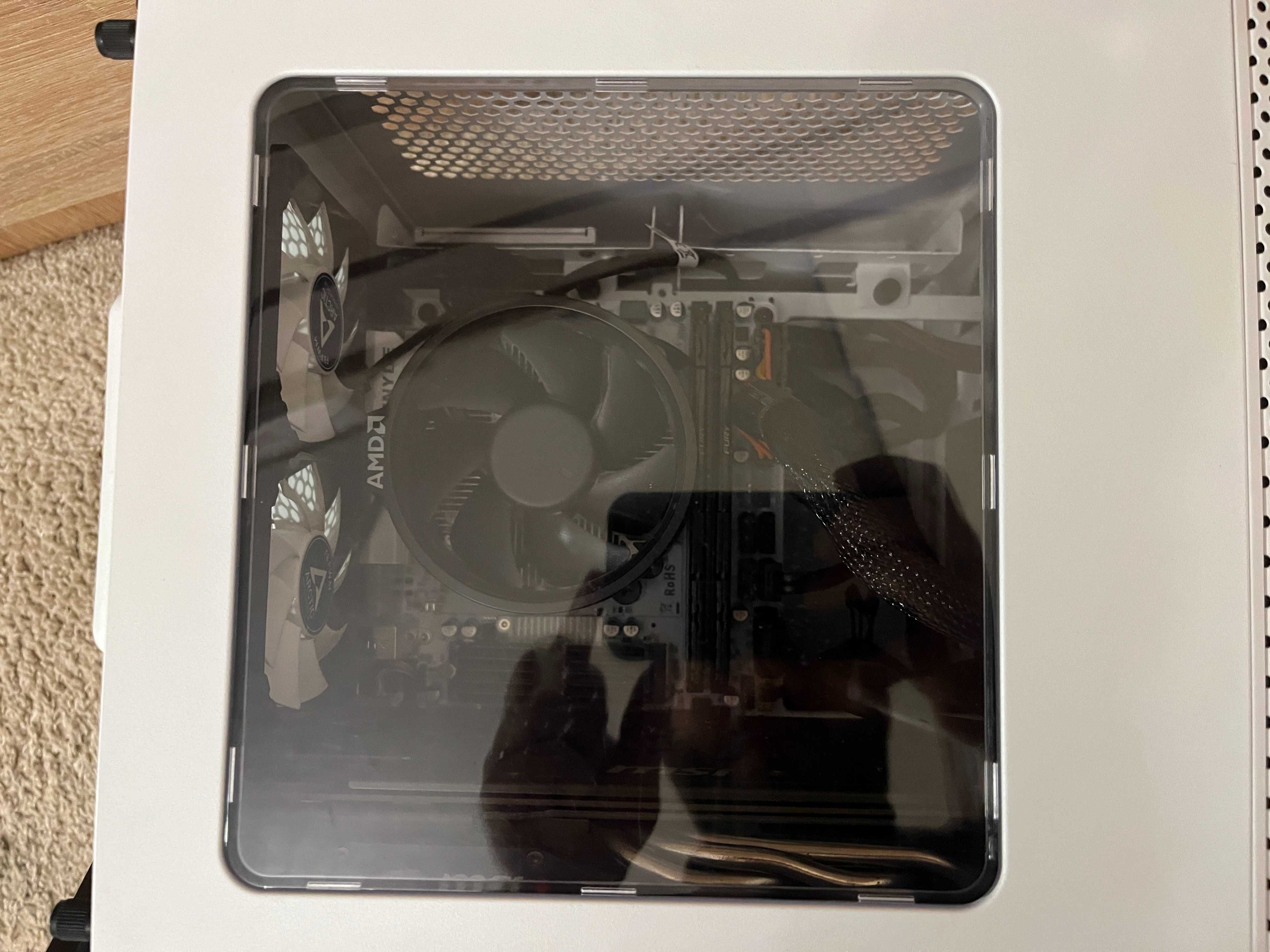 Игровой Компьютер Ryzen 5 5600/GTX 1080 TI 11G/DDR4-16Gb/2xSSD 120/128
