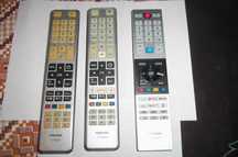Oryginalne piloty TOSHIBA SMART, CT-8035, CT-8054, CT-8567, sprawne.