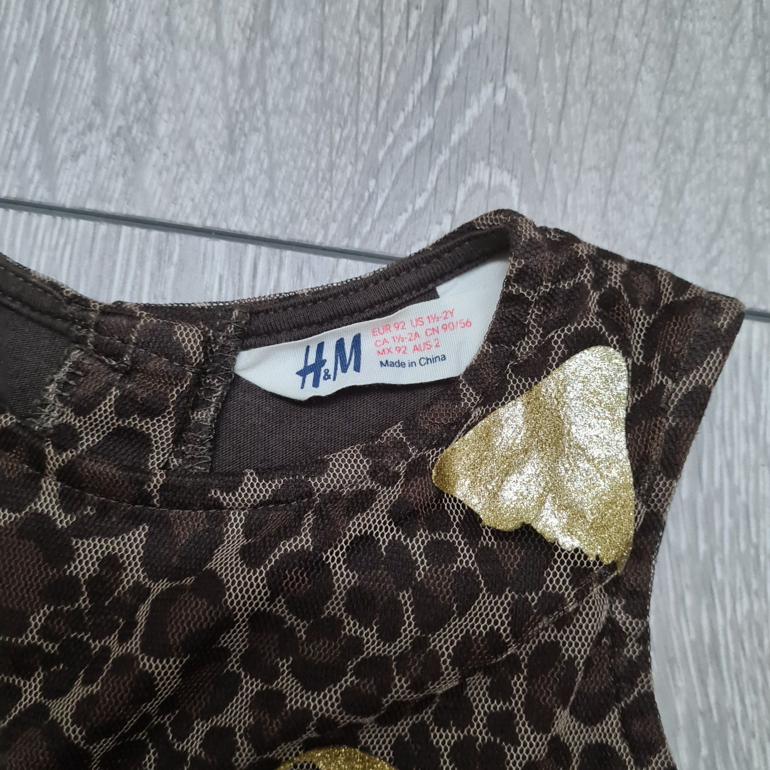 Нарядное платье H&M 86-92см на 1,5-2 года