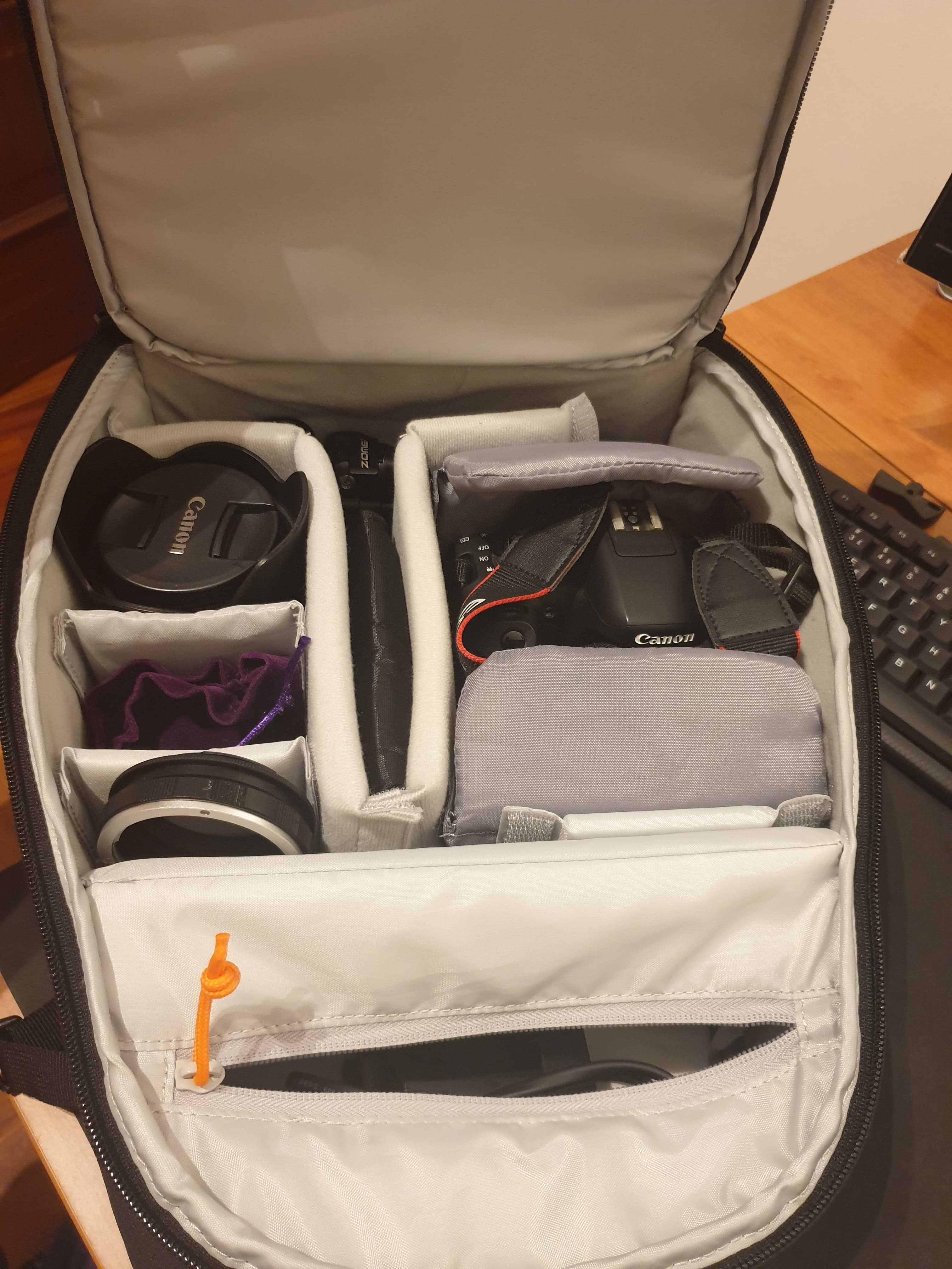 Máquina fotográfica Canon 750d