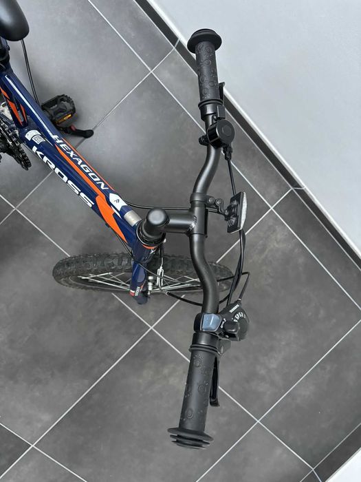 Rower dziecięcy 20 cali KROSS Hexagon MINI 1.0 granatowy