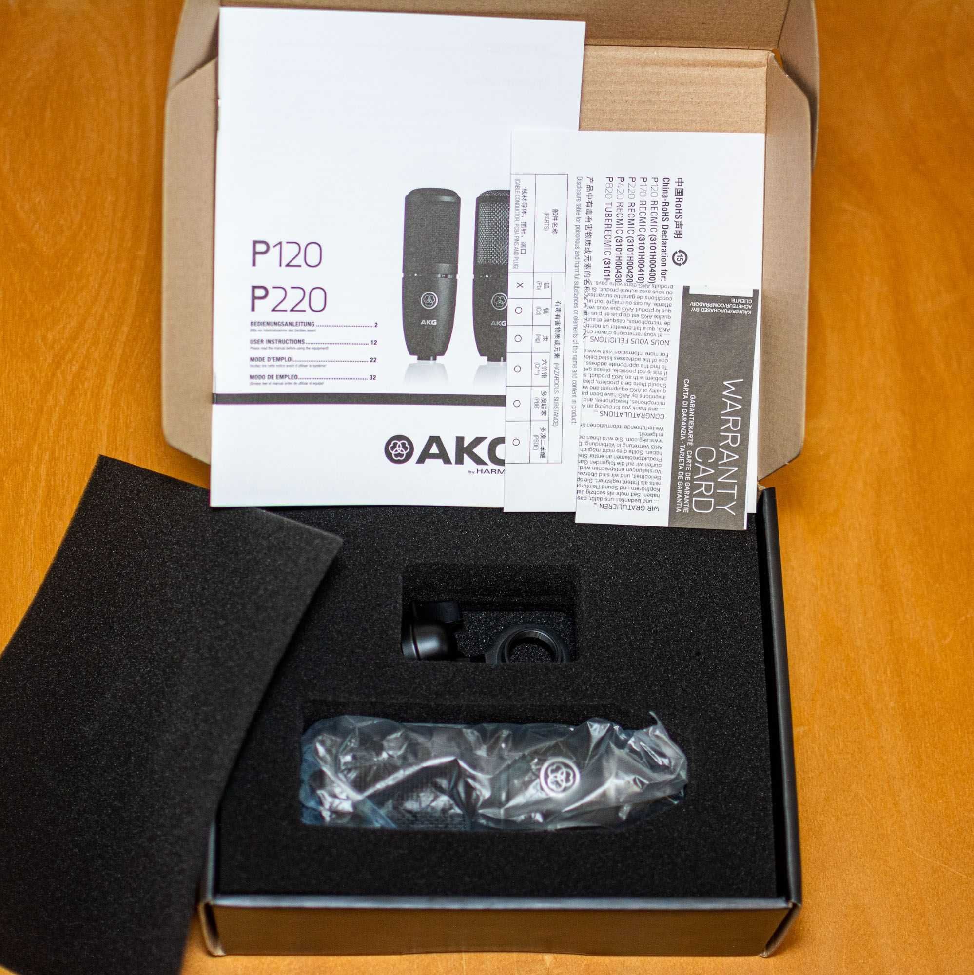 Микрофон AKG P120, студийный, конденсаторный
