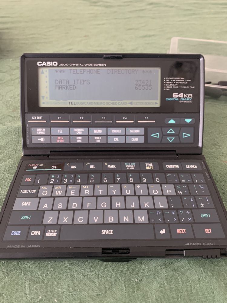 Digital Diary Casio Sf -9000