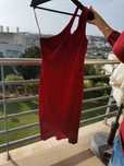Vestido cerimónia sensual, vermelho, justo
M / 38  Novo