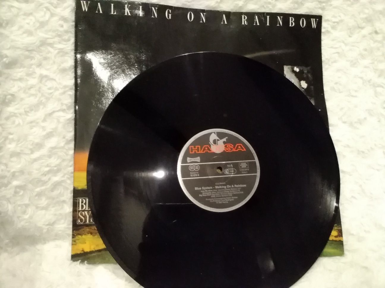 Blue System winyl Hansa Walking on a rainbow +Vg