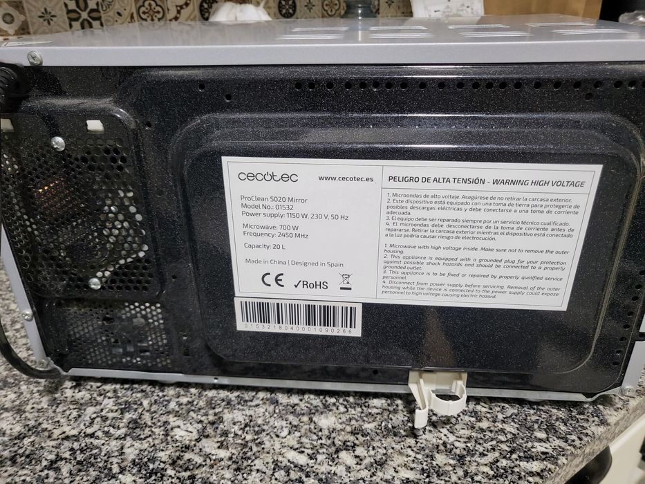 Microondas Cecotec - Funcional