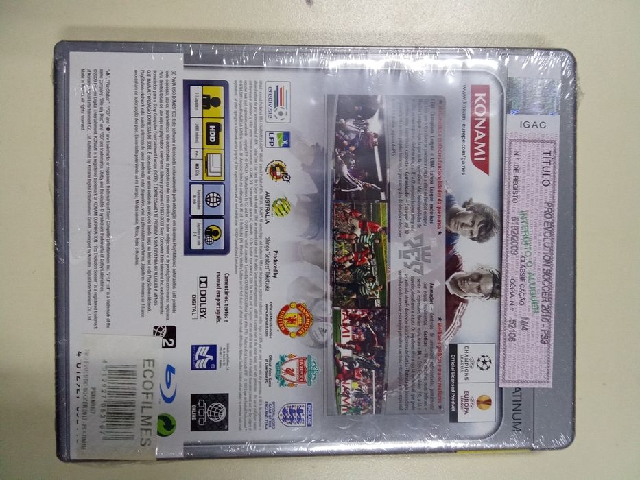 PES 2010 novo e selado