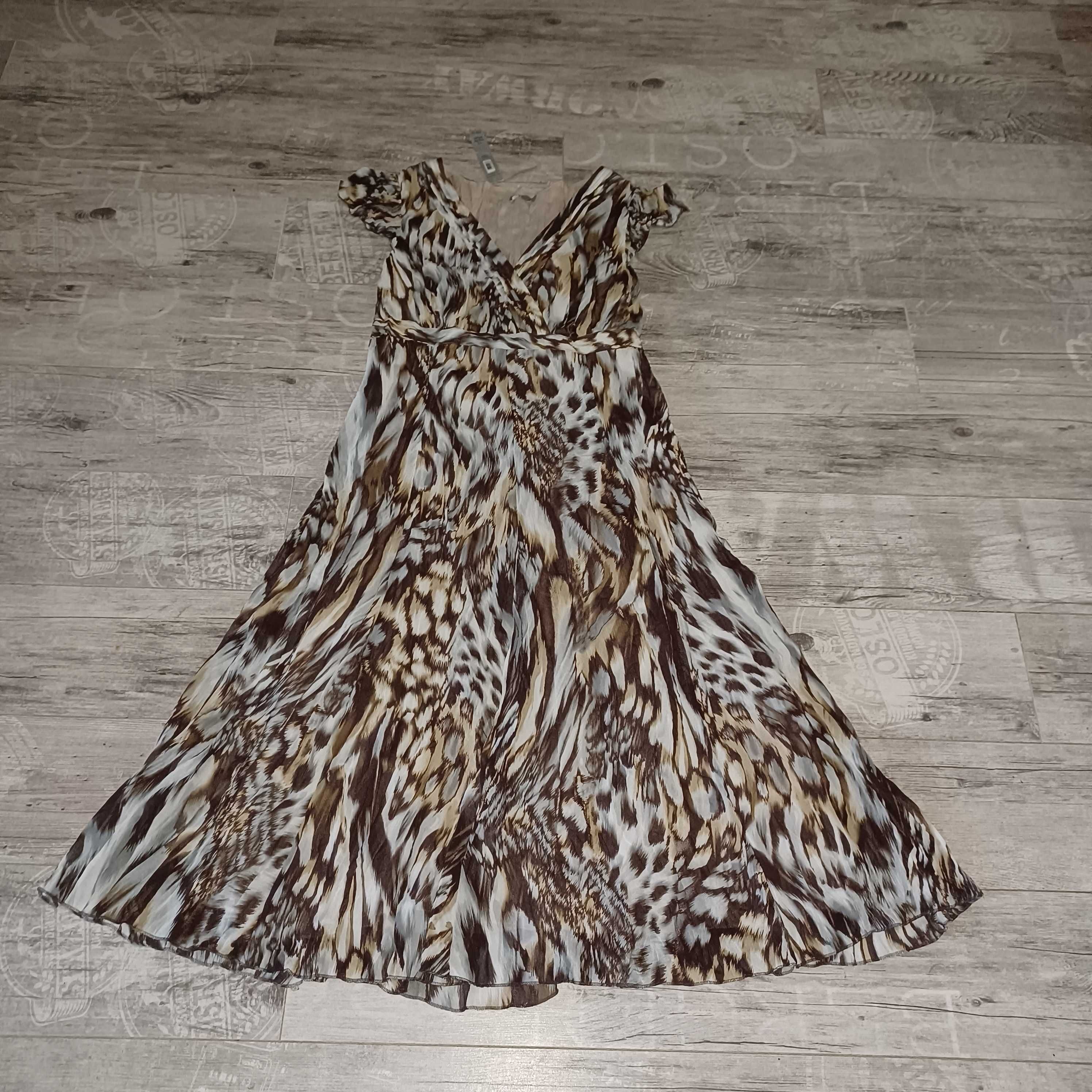 Per Una sukienka nowa z metkami, bez prasowania długa elegancka  L/XL