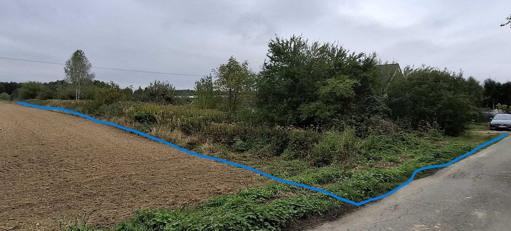 Sprzedam działkę zagrodową 1300m² Minkowice Kolonia 146
