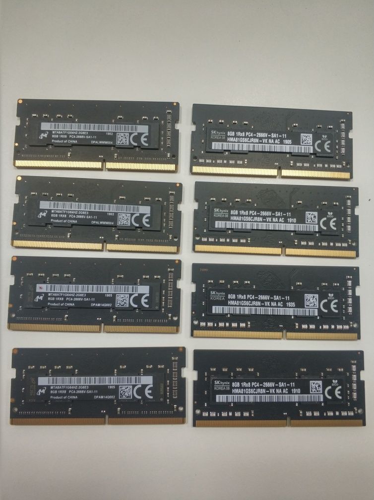 Оперативна пам'ять 8gb DDR4-2666 Hynix/Micron