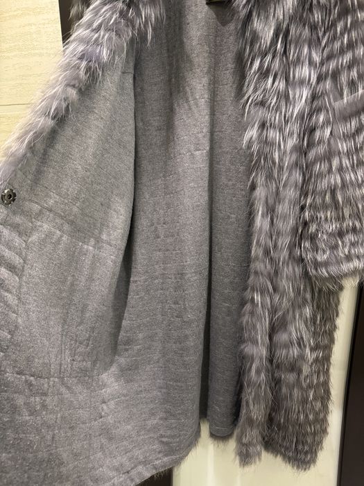 Пальто из чернобурки