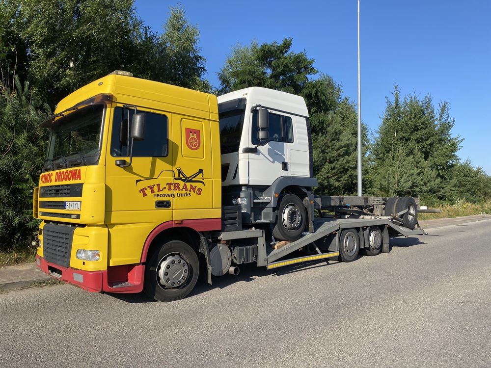 Pomoc drogowa 24h Holowanie laweta autostrada A2 wulkanizacja