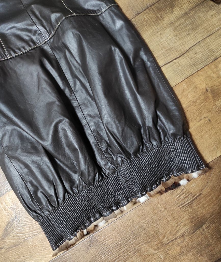 Дублёнка шубка пальто xxs-xs натуральная непромокаемая длинная капюшон