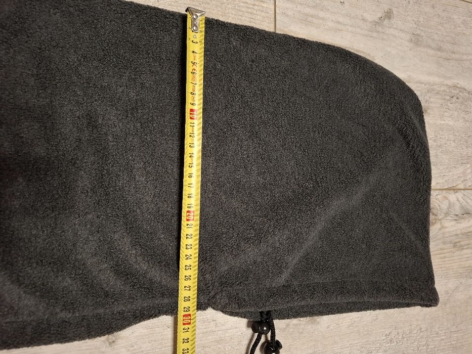 Komin z kapturem polarowy