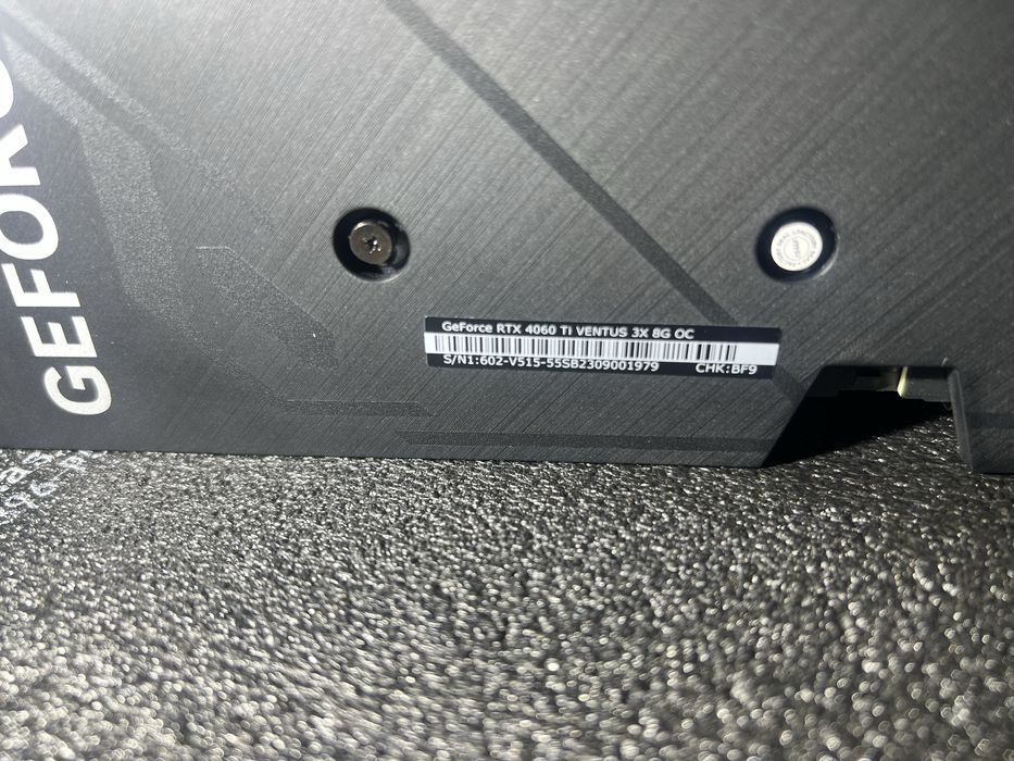 Видеокарта MSI GeForce RTX 4060 Ti VENTUS 3X OC 8GB GDDR6