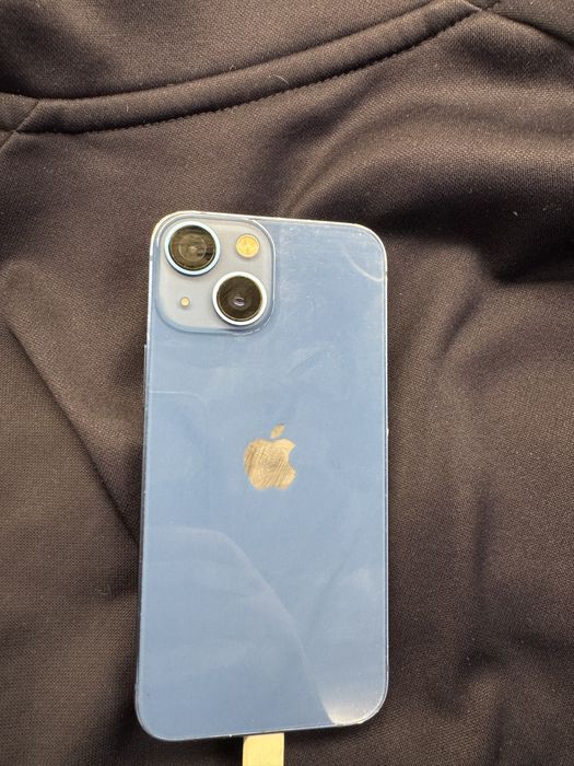 Продам iphone 13 mini 128Gb синій скол і пятно на екрані neverlock