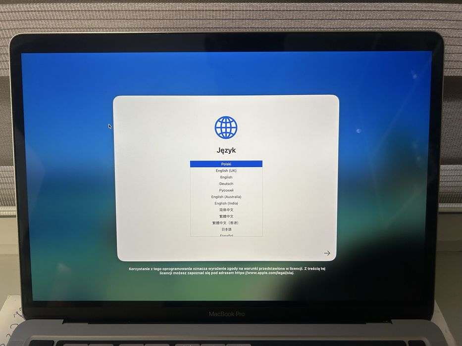 Laptop MacBook pro 13 2020 M1