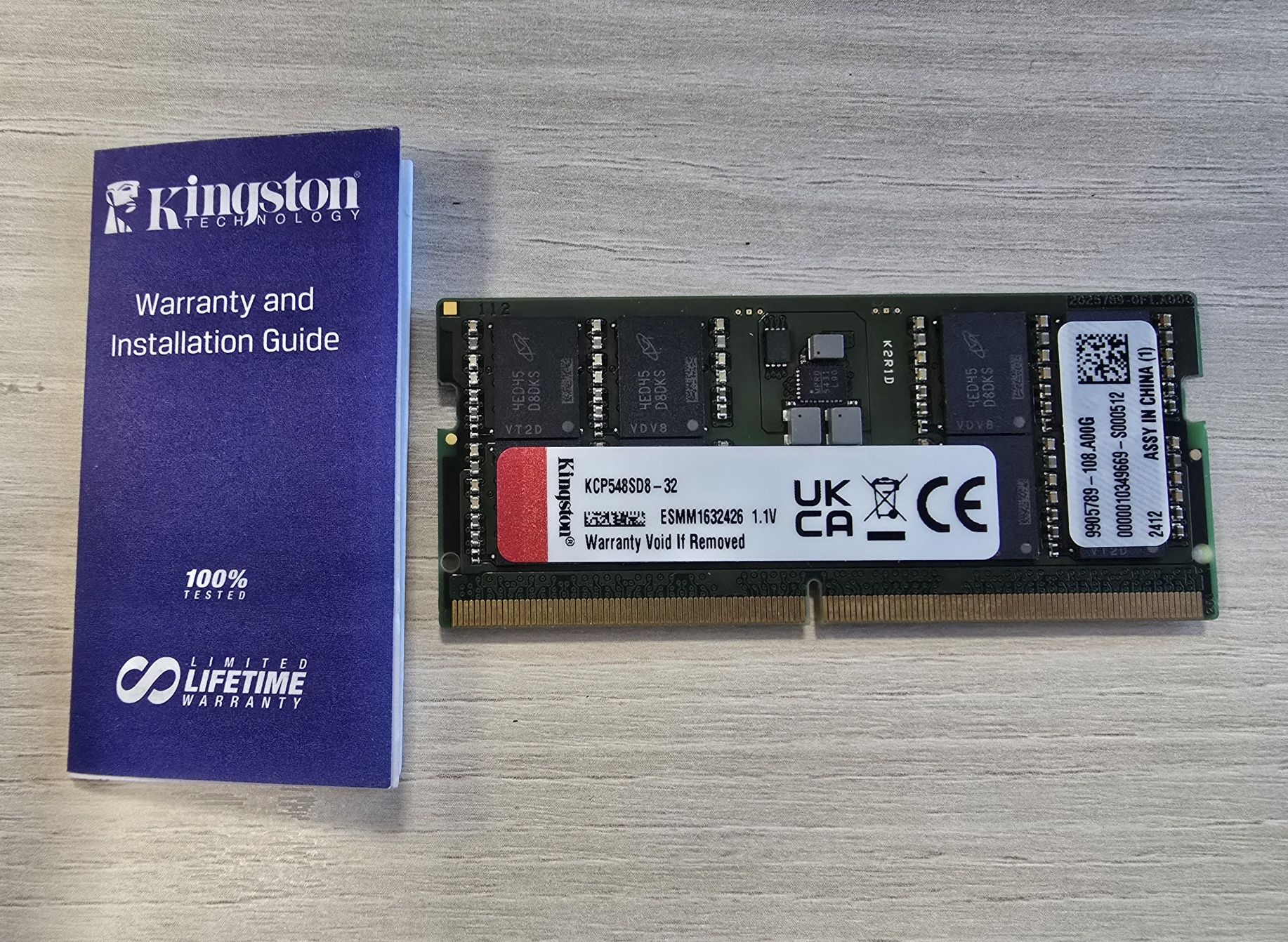 Memoria RAM DDR5 Kingston 32GB