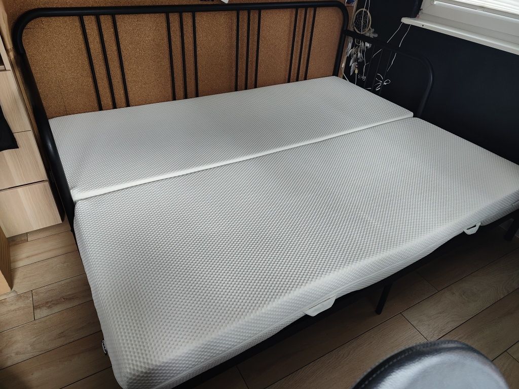 Łóżko leżanka fyresdal Ikea + 2 materace