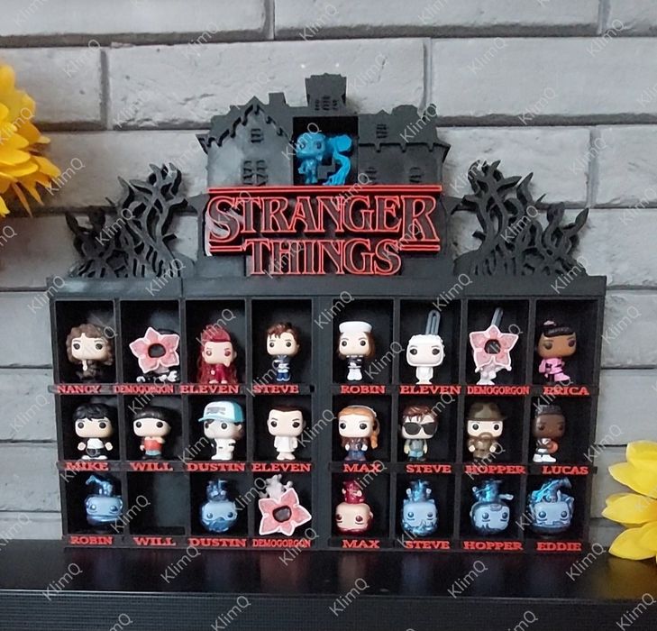 Półeczka stojak na figurki Kinder Joy Stranger Things - Salut Motors