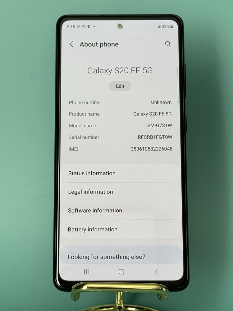 Смартфон Samsung Galaxy S20 FE 5G 6/128GB NFC (562)