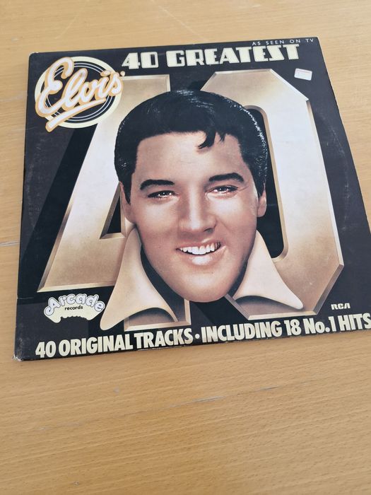 Disco duplo de vinil Elvis 40 greatest