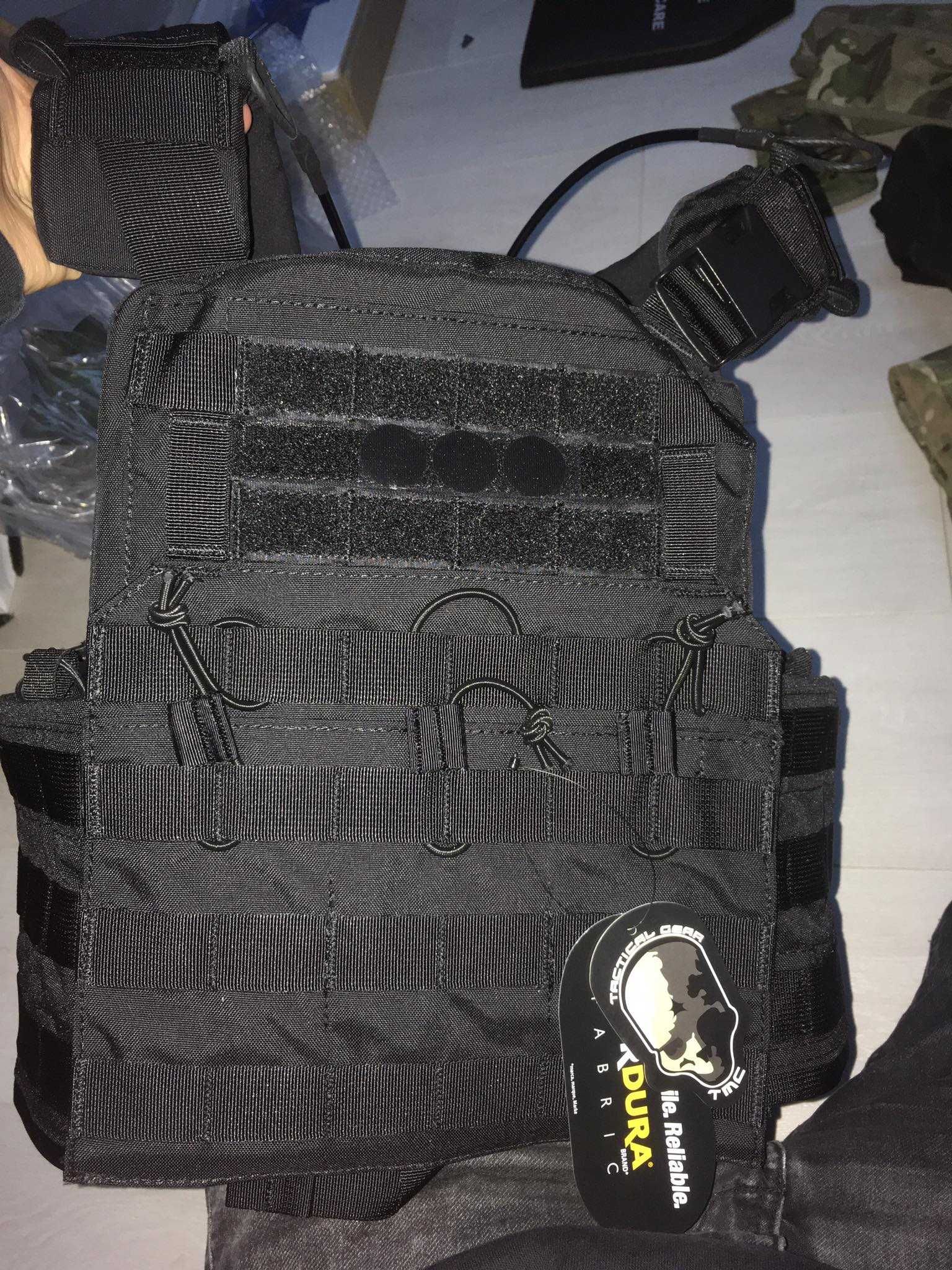 Crye CPC TMC Czarna Kamizelka taktyczna Plate Carrier Cordura