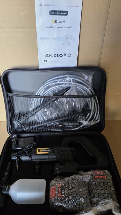 Gisam Pressure Washer akumulatorowa myjka ciśnieniowa
