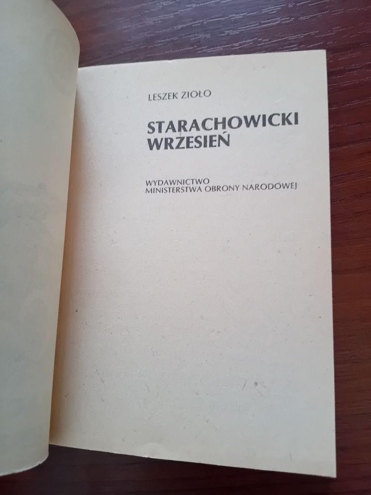 Leszek Zioło Starachowicki wrzesień BDB seria żółty tygrys